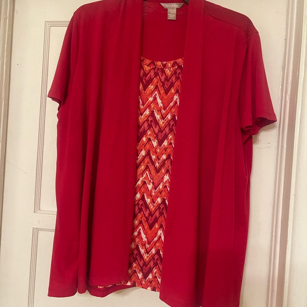 Women top. Color pink. Size 18 . XX Large. Brand white Stag.